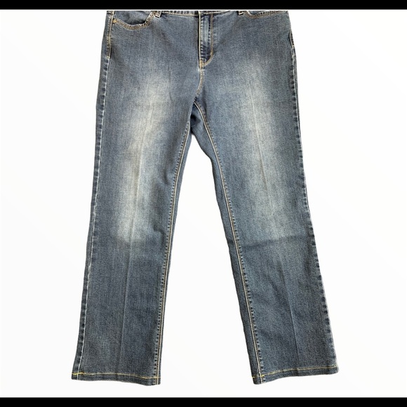 BUFFALO David Bitton Boulevard Mid Rise Jeans With Pockets Jean Denim Blue Sz 12 - Picture 4 of 7